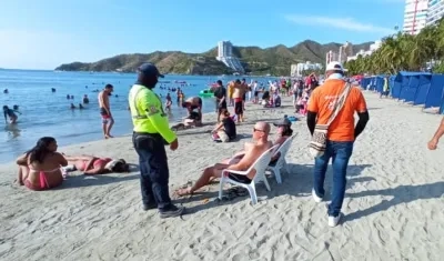 Las playas de Santa Marta recibieron 70.000 bañistas en las Fiestas del Mar.