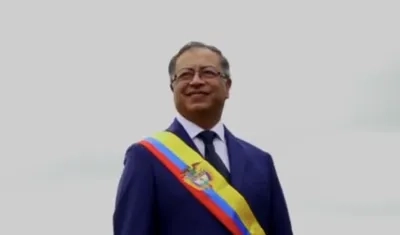 Presidente electo, Gustavo Petro. 