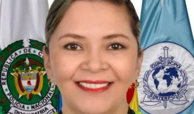 Olga Patricia Salazar Sánchez, directora de la Dijin.