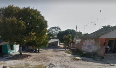 Aspecto del barrio Pumarejo, donde ocurrió el crimen. 