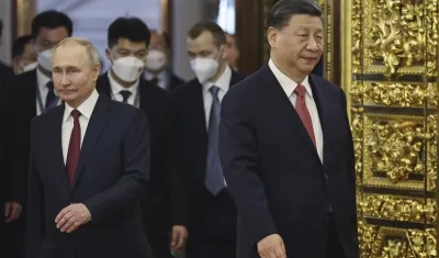 Vladímir Putin y Xi Jinping. 