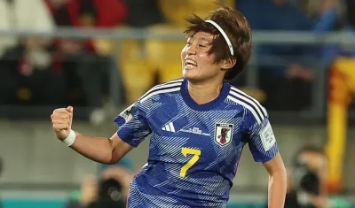 Hinata Miyazawa marcó dos goles en el triunfo de Japón sobre España. 