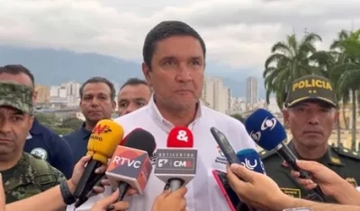 El alcalde de Bucaramanga, Juan Carlos Cárdenas. 