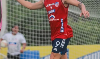 El delantero argentino Gonzalo Lencina una de las incorporaciones de Junior para el segundo semestre. 