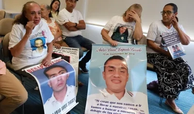 Reunión de familiares de desaparecidos en las trochas entre Colombia y Venezuela entre 2015 y 2023.