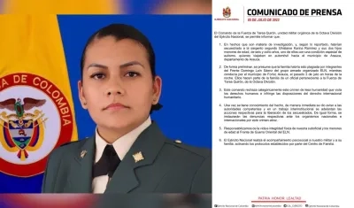 Sargento Ghislaine Karina Ramírez.