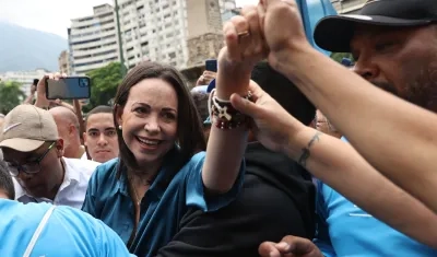  La líder opositora venezolana María Corina Machado.