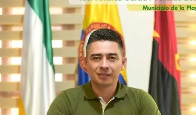 Ider Humberto Álvarez García, alcalde del municipio Playa de Belén.