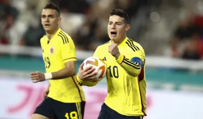 James Rodríguez regresa a la Selección Colombia para los juegos contra Venezuela y Chile. 
