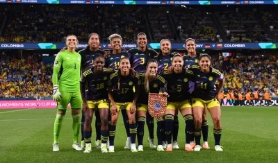 Selección Colombia femenina que llegó hasta cuartos de final del Mundial. 