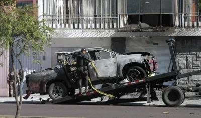 Carro bomba en Ecuador.