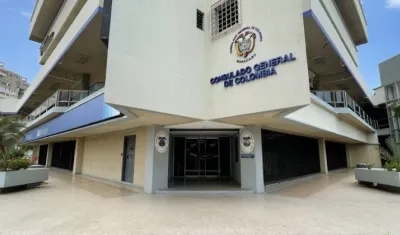 Consulado colombiano en Maracaibo.
