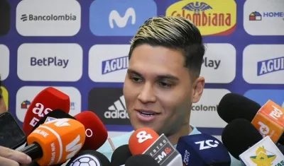 Quintero atendió a los medios en la sede deportiva de la Federación Colombiana de Fútbol.