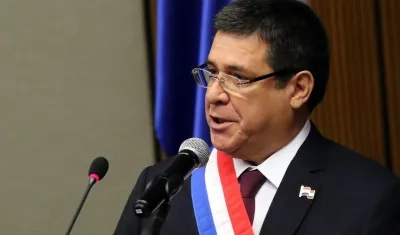 Expresidente paraguayo Horacio Cartes. 