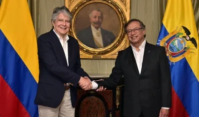 Guillermo Lasso y Gustavo Petro.