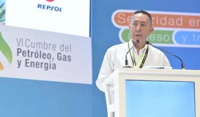 Ricardo Roa, presidente de Ecopetrol, durante su intervención en la IV Cumbre de Petróleo, Gas y Energía.