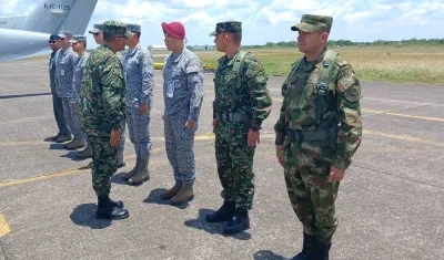 Revisión de los dispositivos de seguridad y tropas desplegadas en Villavicencio, Meta.