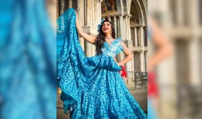 Gabriela Viloria, reina internacional del Carnaval Gay de Barranquilla 2024.