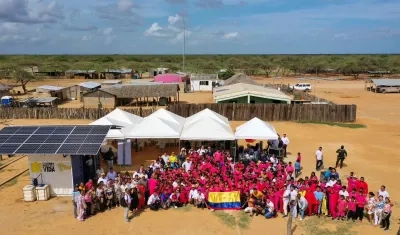 El Ministerio de Minas inauguró el programa Comunidades Energéticas que lleva energía solar a 146 rancherías de Uribia, La Guajira