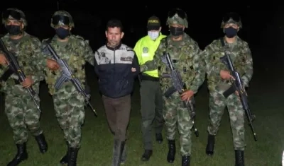 Orlando Parra Ramírez, alias 'Carlos', fue capturado en 2021.
