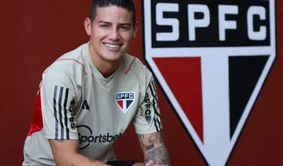James Rodríguez tiene contrato hasta junio de 2025 con Sao Paulo. 
