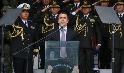 Daniel Noboa, presidente de Ecuador.