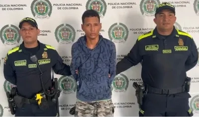 José Cabarcas Sandoval, capturado por extorsión.