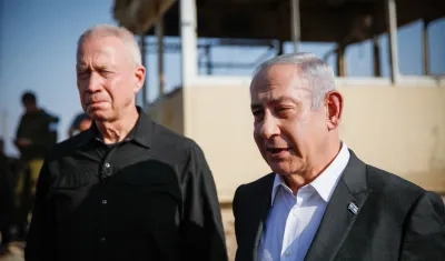El primer ministro de Israel, Benjamín Netanyahu (derecha).