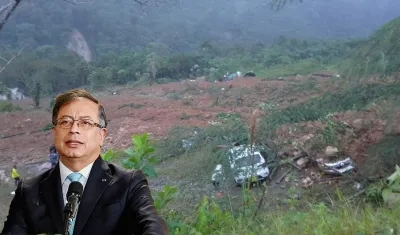 Gustavo Petro se pronunció sobre la tragedia en la vía Medellín-Quibdó.
