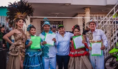 Reyes de Adulto Mayor y 'Sin límites' del Carnaval de Galapa.