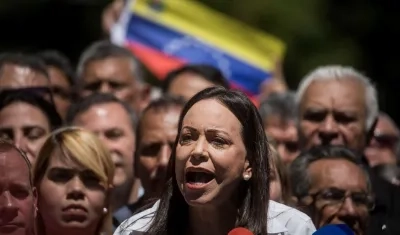 María Corina Machado, líder opositora.