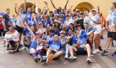 Los participantes y ganadores de la 5K de Cartagena