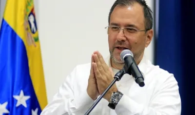 El canciller de Venezuela, Yvan Gil.