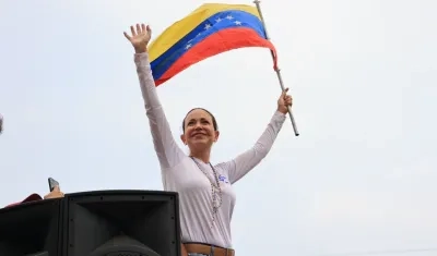 María Corina Machado, opositora al Gobierno de Venezuela.