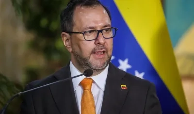 Ministro de Relaciones Exteriores venezolano, Yván Gil.
