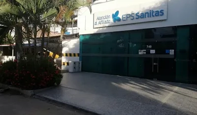 Una sede de la EPS Sanitas. 