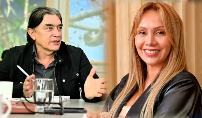 Gustavo Bolívar y Sandra Ortiz.
