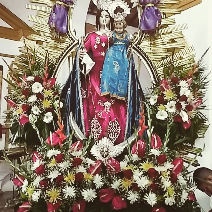 Imagen de la Virgen del Rosario.