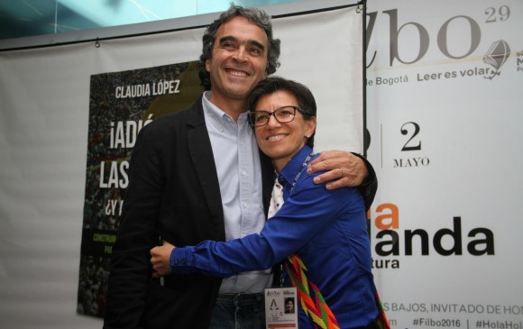 Claudia López y Sergio Fajardo.