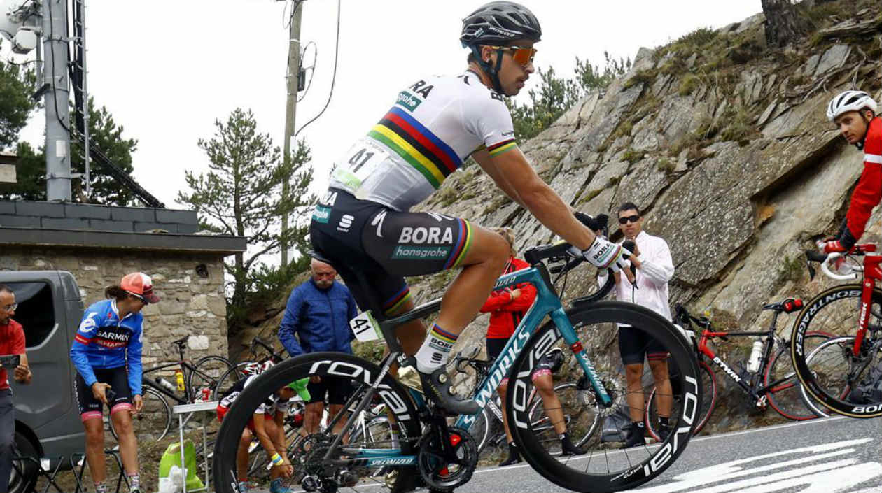 Peter Sagan, actual campeón mundial de ciclismo. 