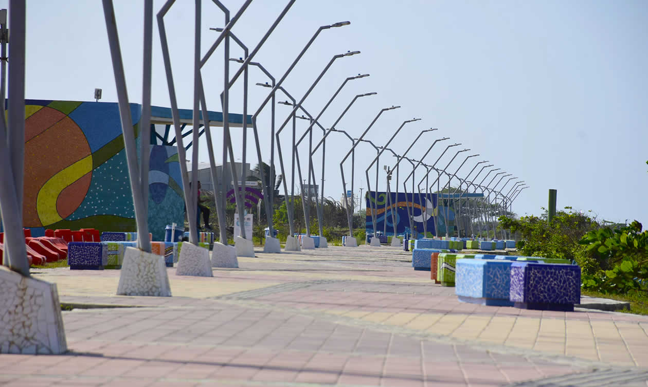 El Gran Malecón del Río, nuevo atractivo turístico y lugar de gran concurrencia.