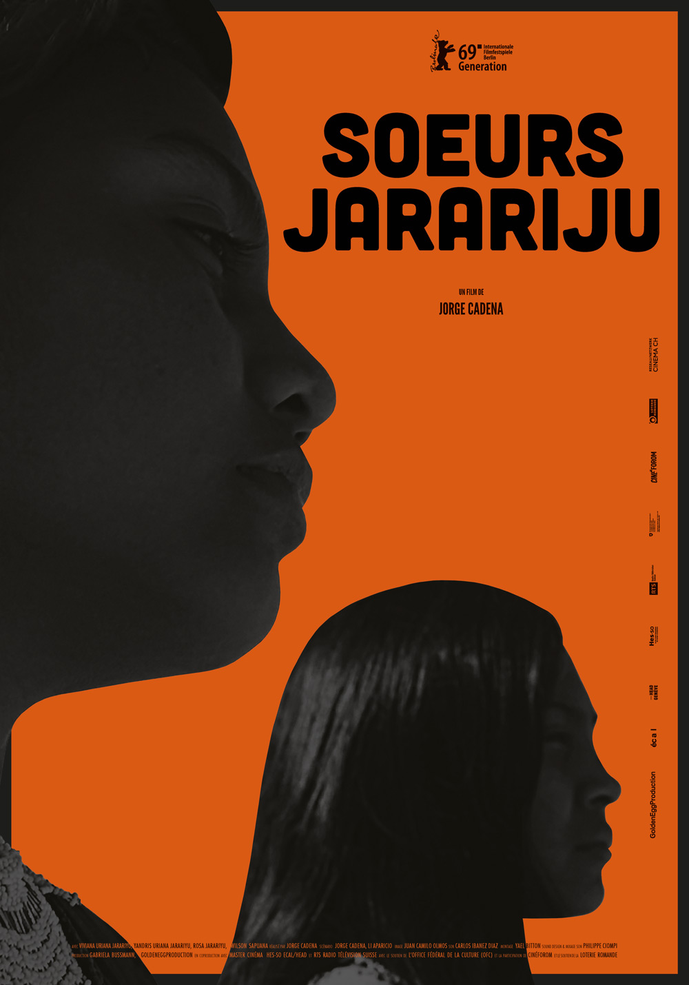 Afiche del cortometraje 'Hermanas Jarariju'.
