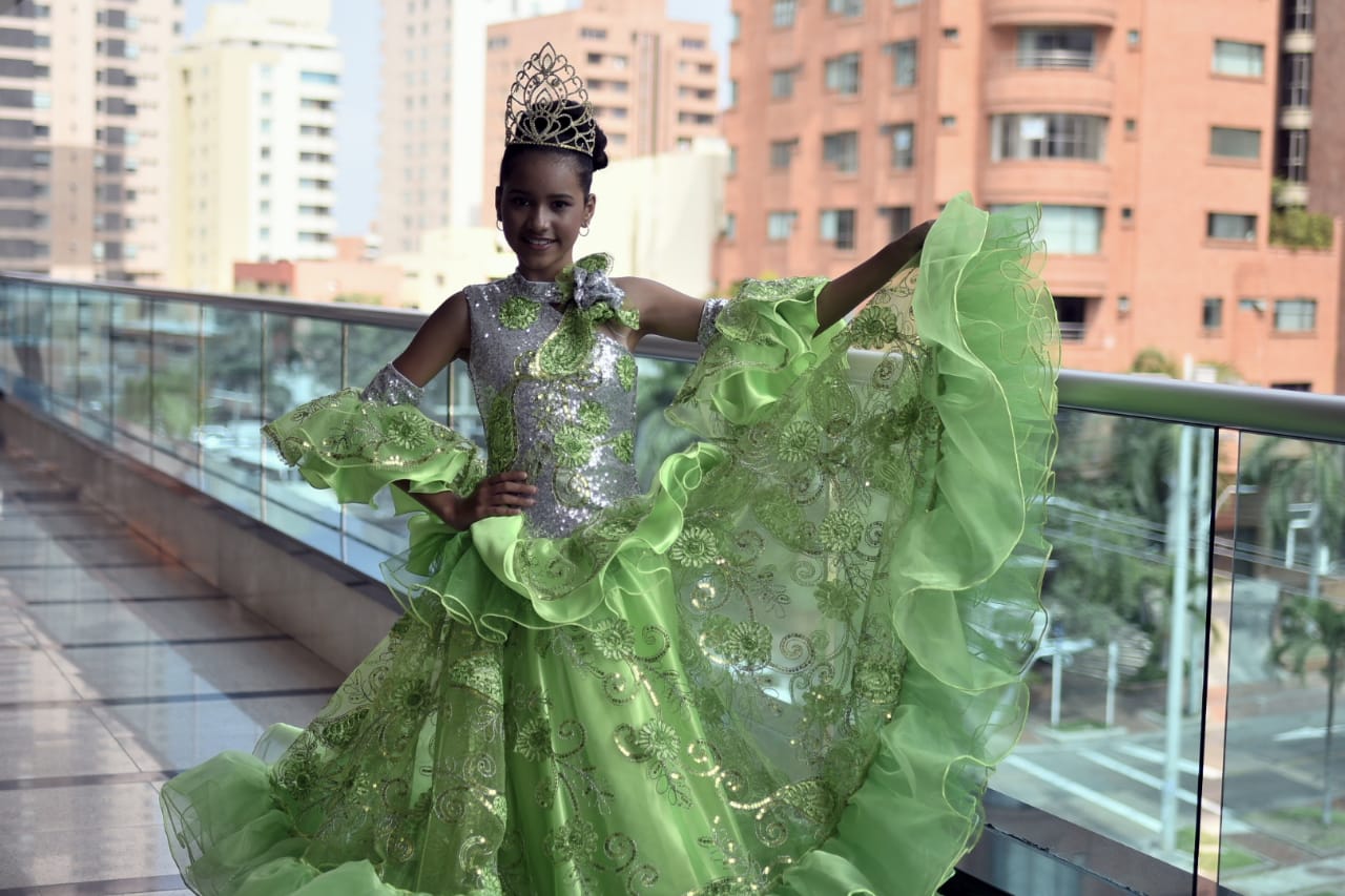 María Valentina Gil Manotas, Reina Infantil del Carnaval de Luruaco.