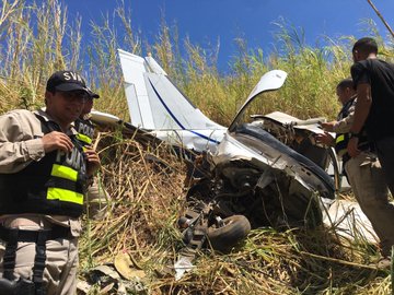 Dos personas sobrevivieron a este accidente de avión en Costa Rica.