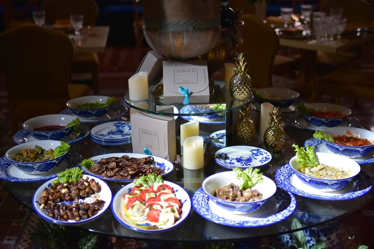 Algunas de las delicias del restaurante 'Azul del Prado'.