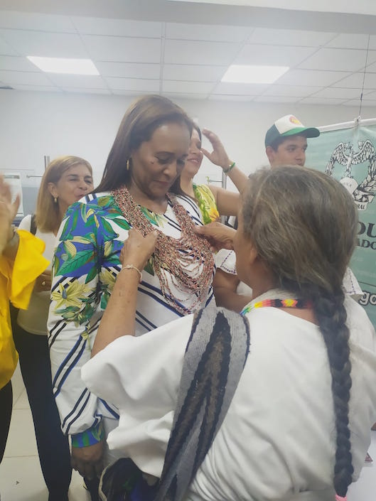 Durante la ceremonia, Beatriz Barraza también fue homenajeada.