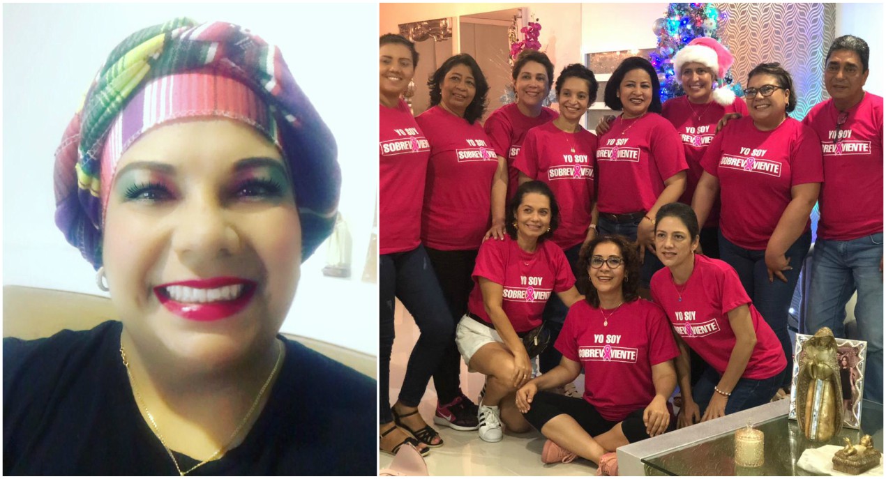 Carolina Vives, sobreviviente de cáncer de mama.