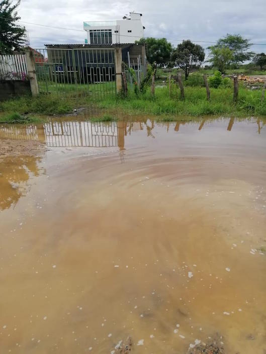Sectores inundados en el municipio.