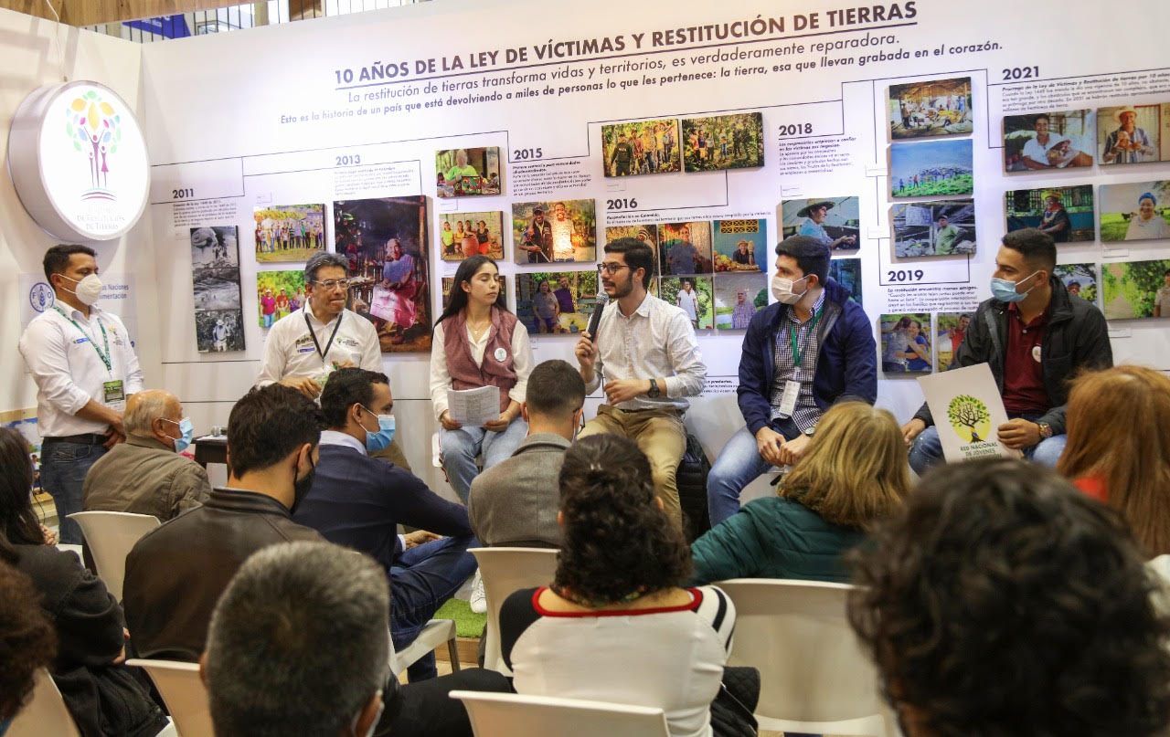 Beneficiarios de la Unidad de Restitución de Tierras fueron los protagonistas de la apertura de Agroexpo 2021.