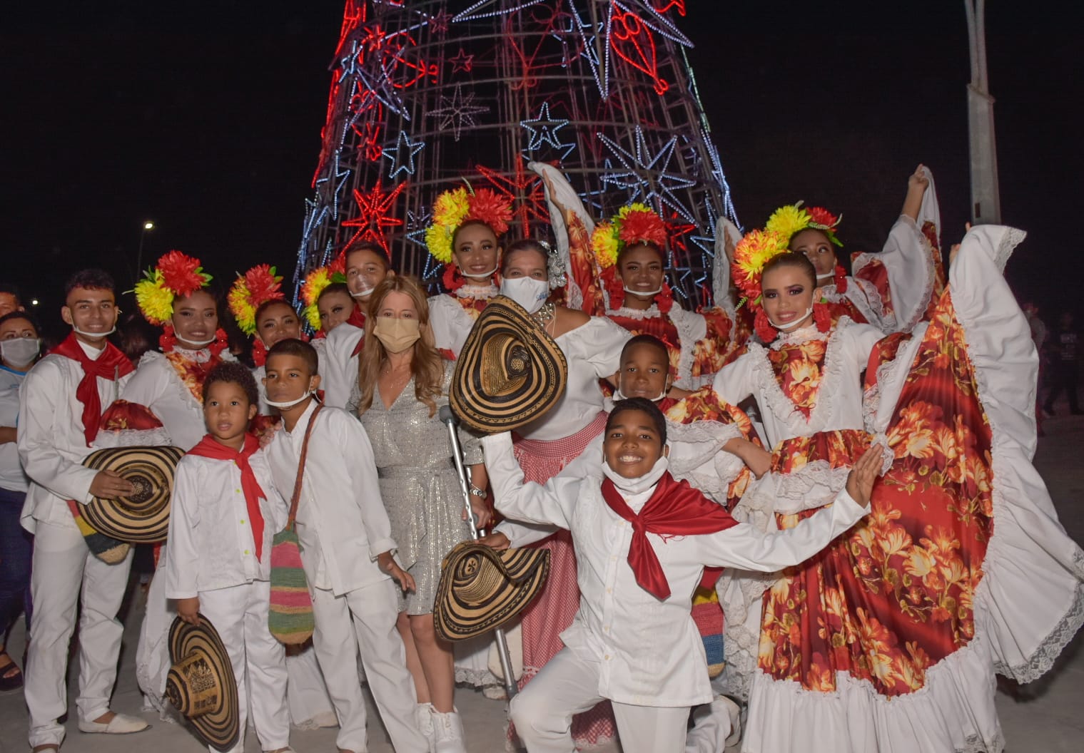 Inauguración Plaza de Puerto Colombia.